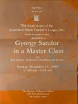 AMTL-Gyorgy Sandor in a Master Class 2000